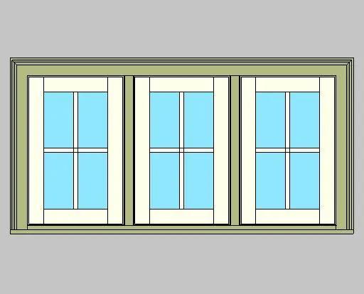 Kolbe Ultra Series Casement 3-Wide Units