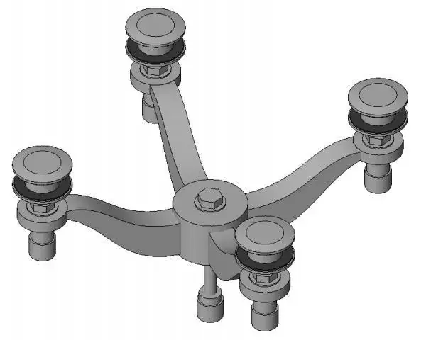 Point Support Spider Fitting Hardware 2012
