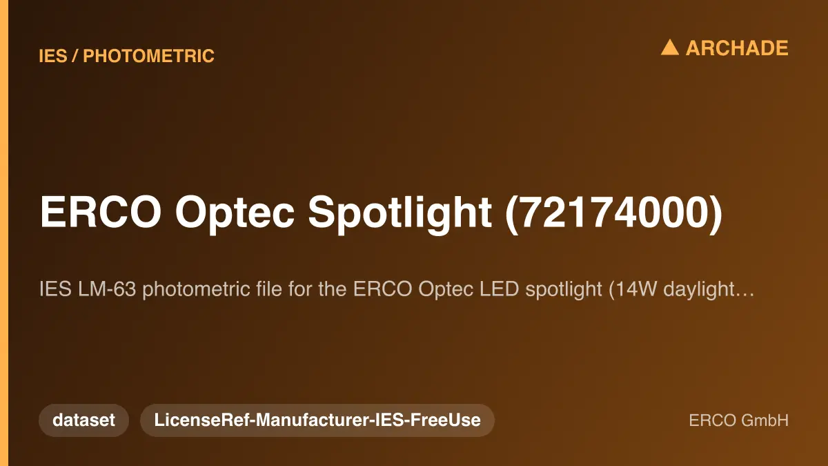 ERCO Optec Spotlight (72174000)