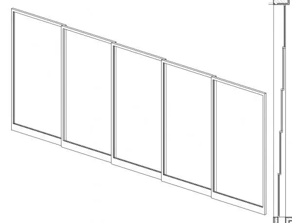 Multi Panel Pocket Door