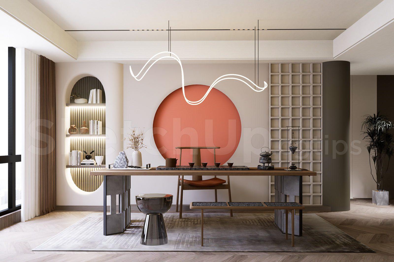 Tea Room Interior