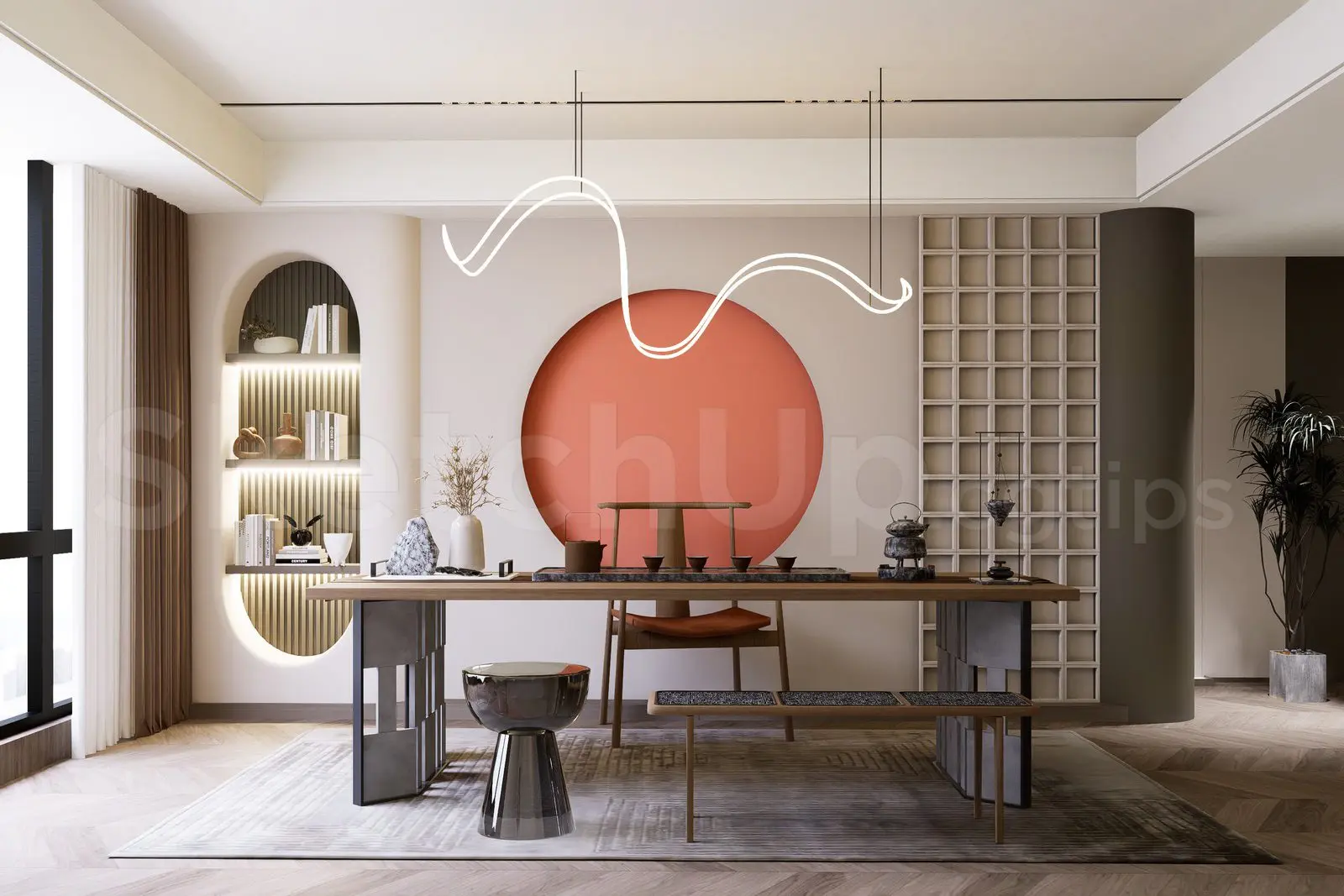 Tea Room Interior