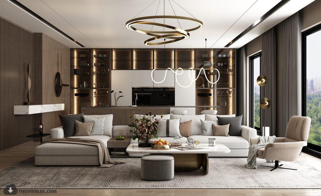 Interior Scene Model Livingroom 567
