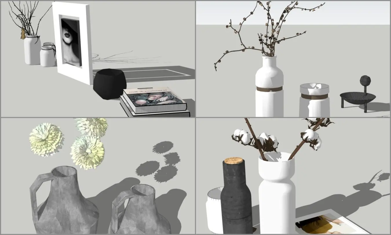 Combo Flower Decor — preview 1 (cgtips)