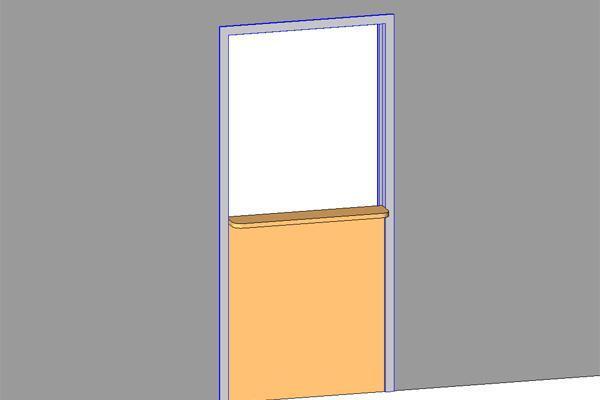 Dutch door - no upper leaf