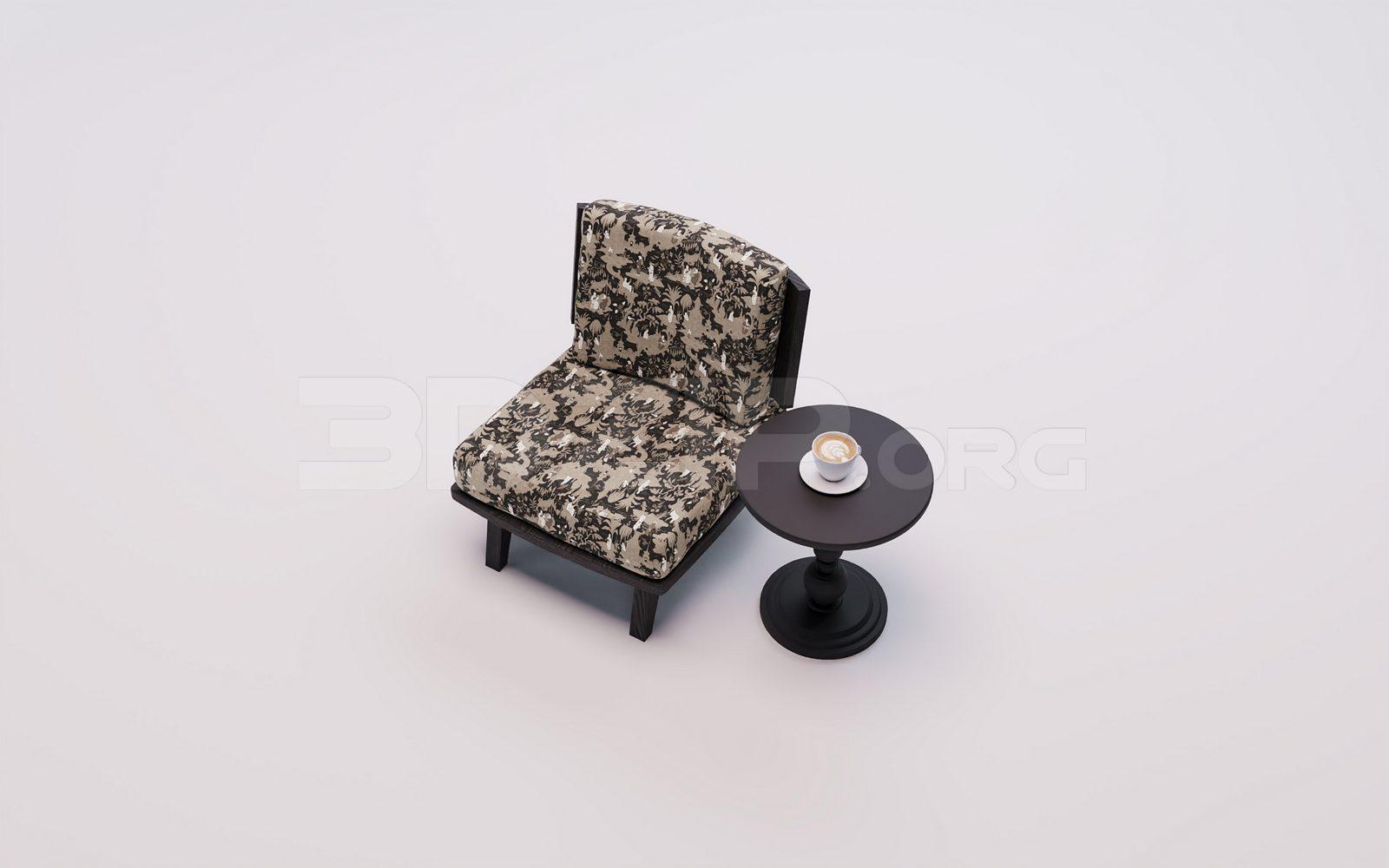 Chair 3D Model for Interior Projects