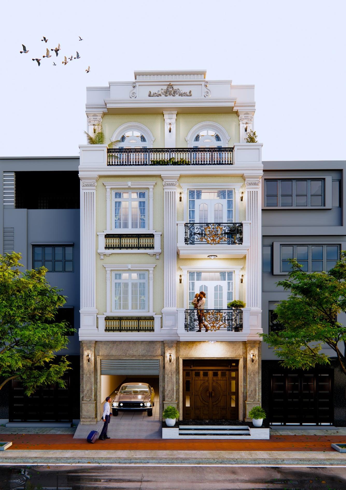 Exterior House Scene