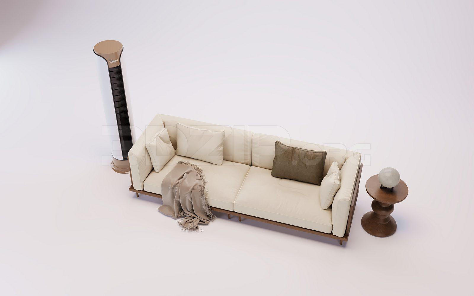 Sofa 3D Model for Interior Projects