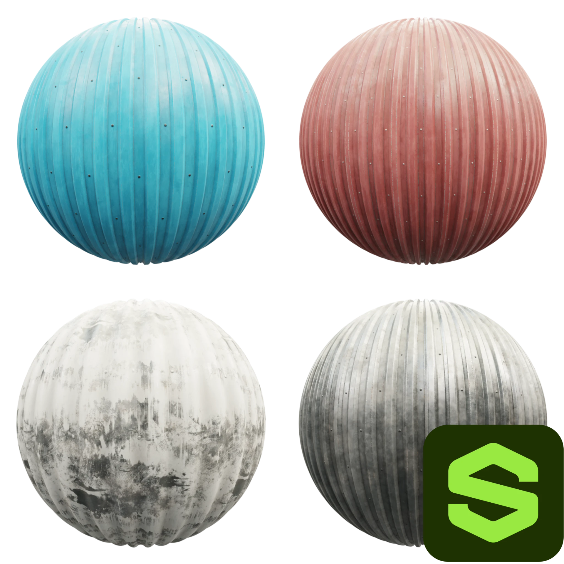 Corrugated Steel Substance 001