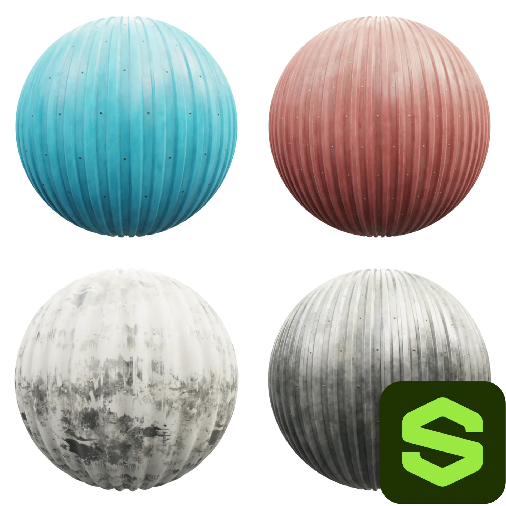 Corrugated Steel Substance 001