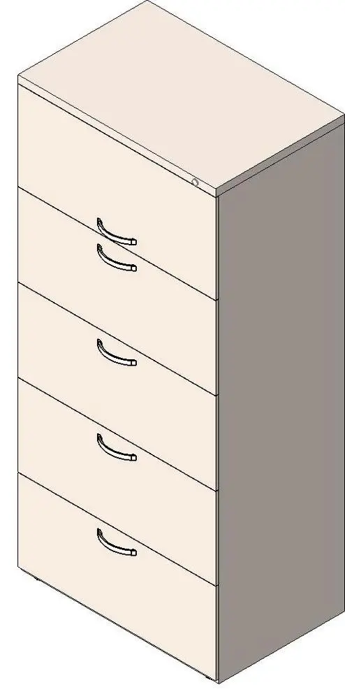HermanMiller_TuFiling_LQ20D_Q-PullFreestandingLateralFile_PaintedFront — preview 1, by Herman Miller (RevitCity, CC0)
