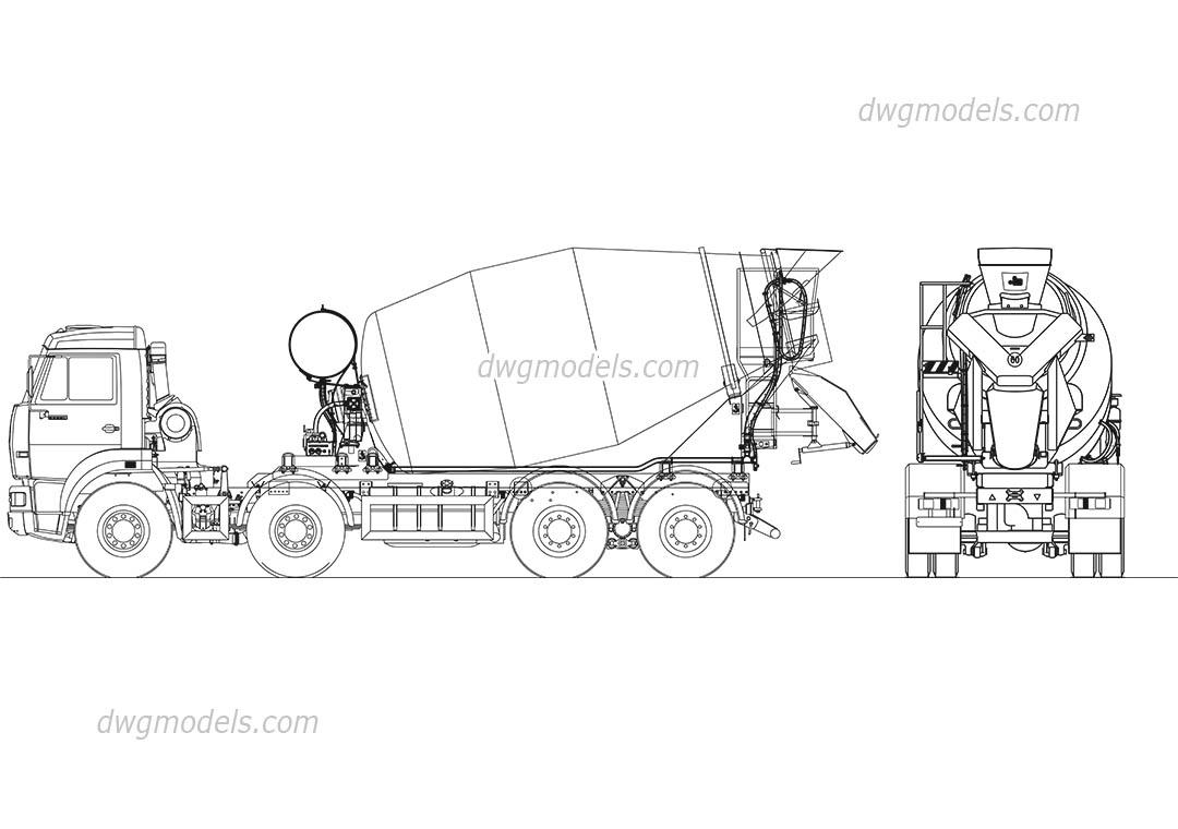 Kamaz Concrete Mixer