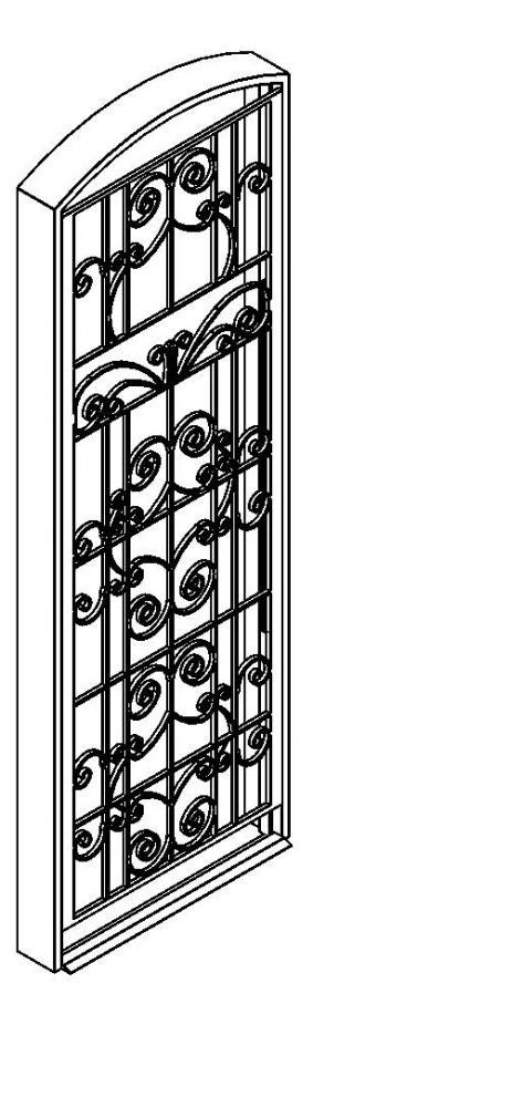 security metal Door Grille