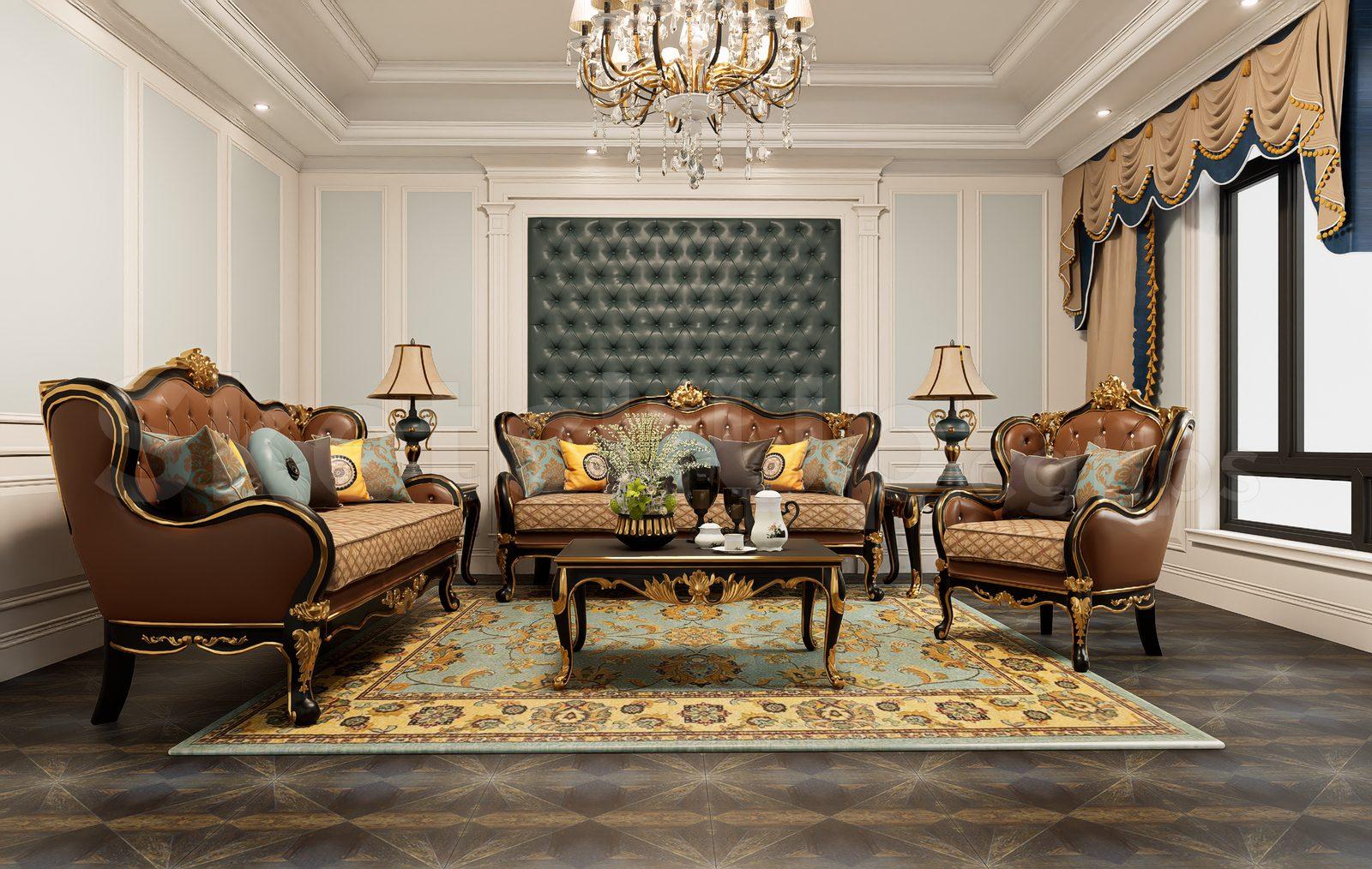 Neoclassical Sofa — preview 1 (cgtips)