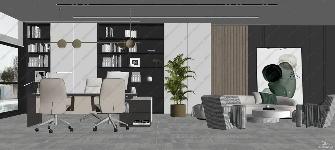 Office Room Interior — preview 1 (cgtips)