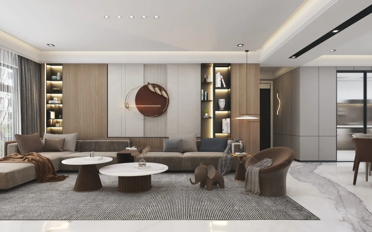 Interior Living room — preview 1, by Huy Hieu Lee (3dzip)