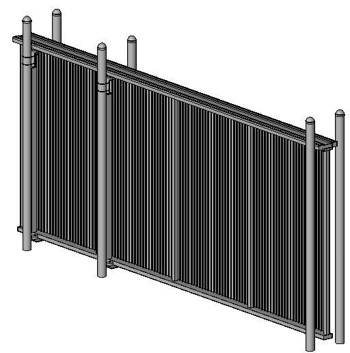 Gate - Rolling Steel Louverd