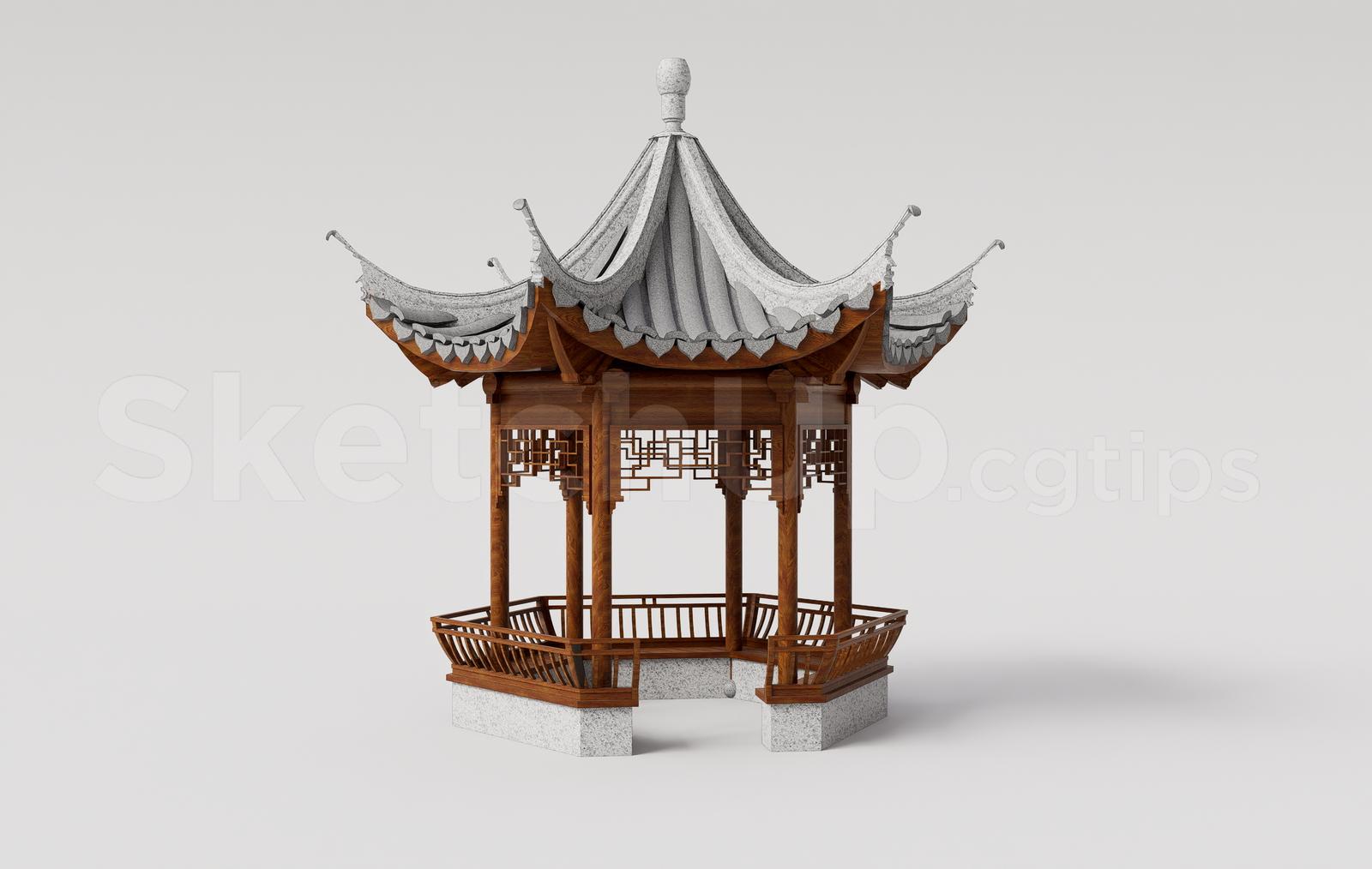 Traditional Asian Gazebo