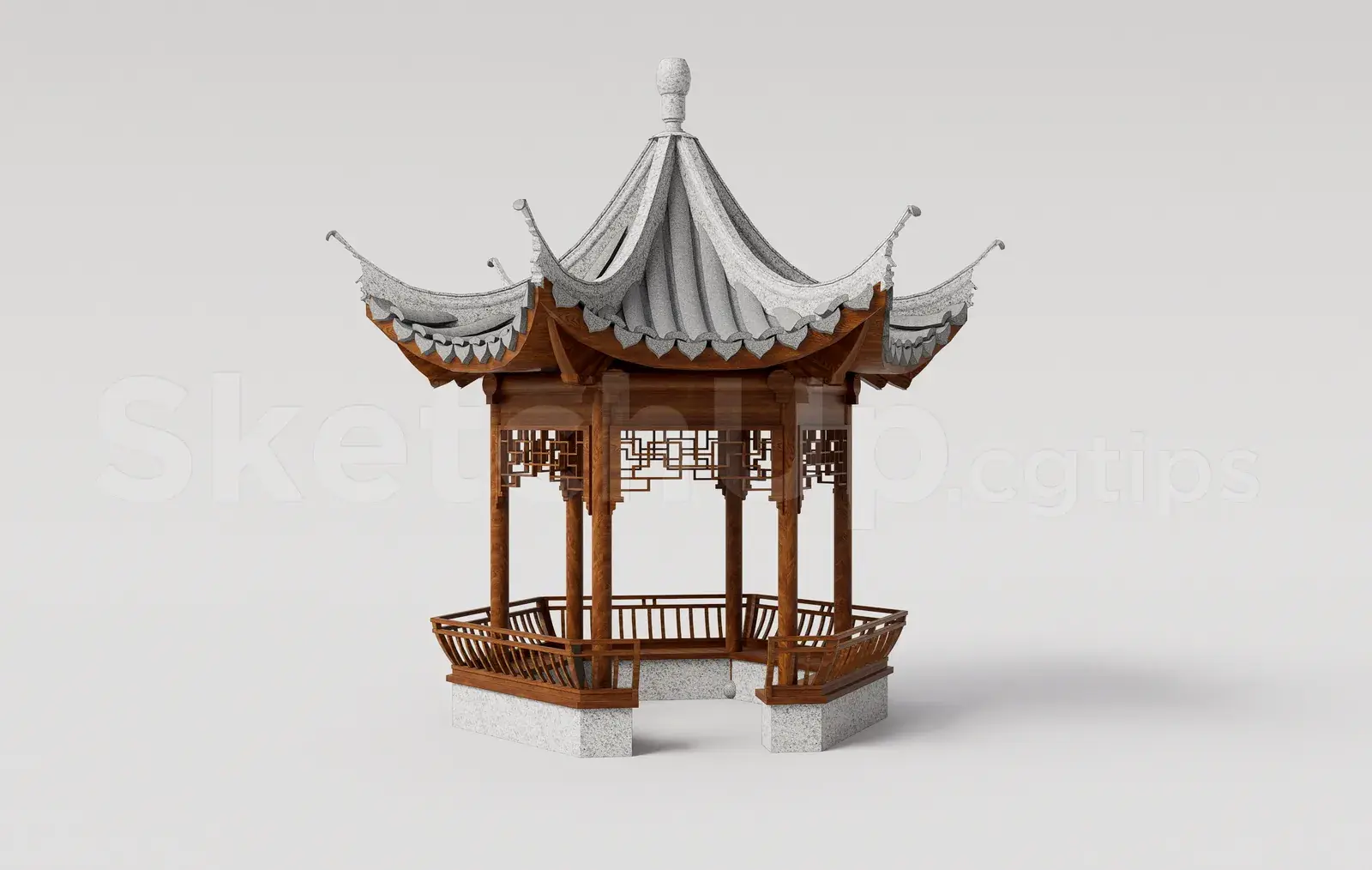 Traditional Asian Gazebo