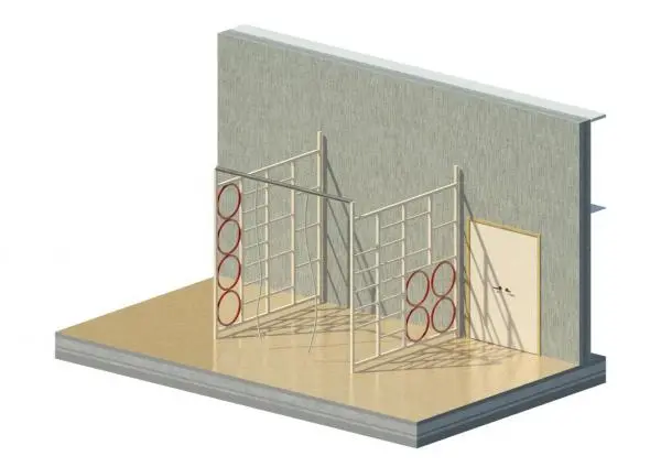 School Gym Climbing Frame — preview 1, by SMacD (RevitCity, CC0)
