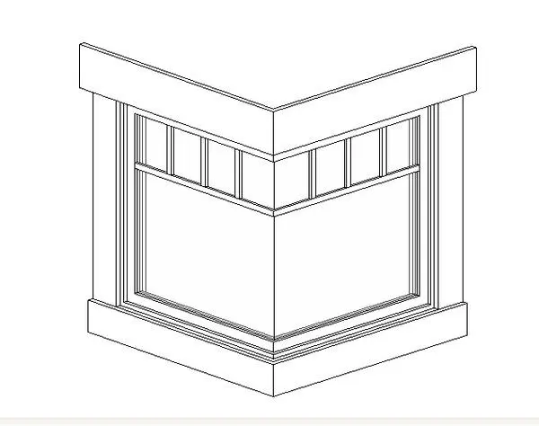 Fixed Corner Window
