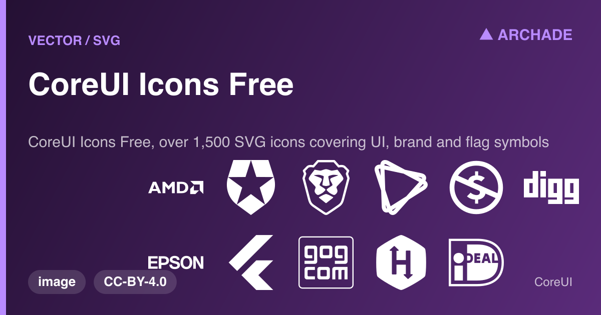 CoreUI Icons Free