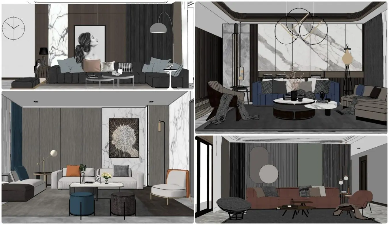 Living Room — preview 1 (cgtips)