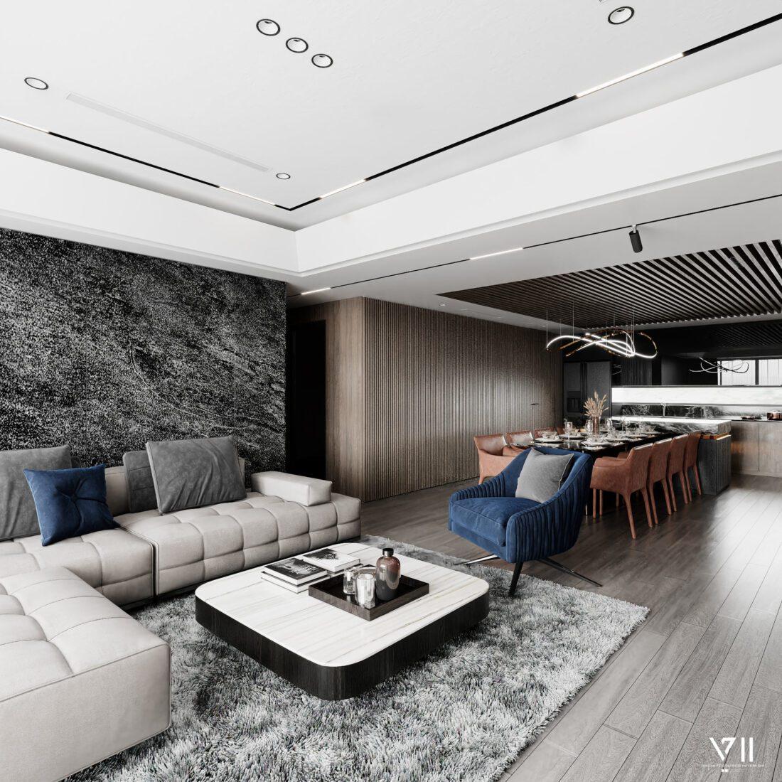 Interior Kitchen – Livingroom 296 Scene