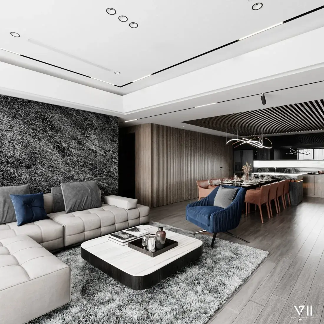 Interior Kitchen – Livingroom 296 Scene