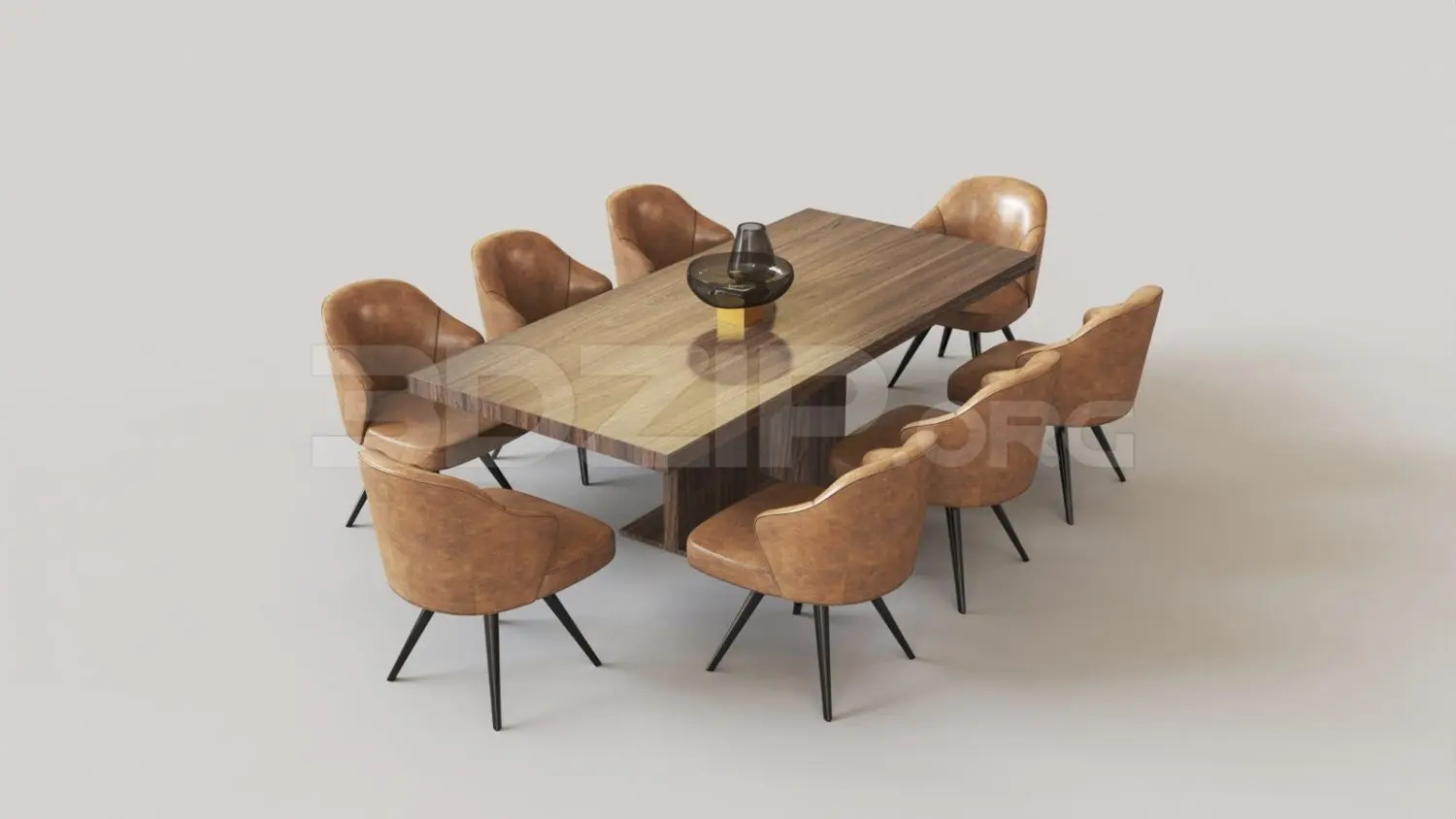 Dining Table And Chair — preview 1 (3dzip)