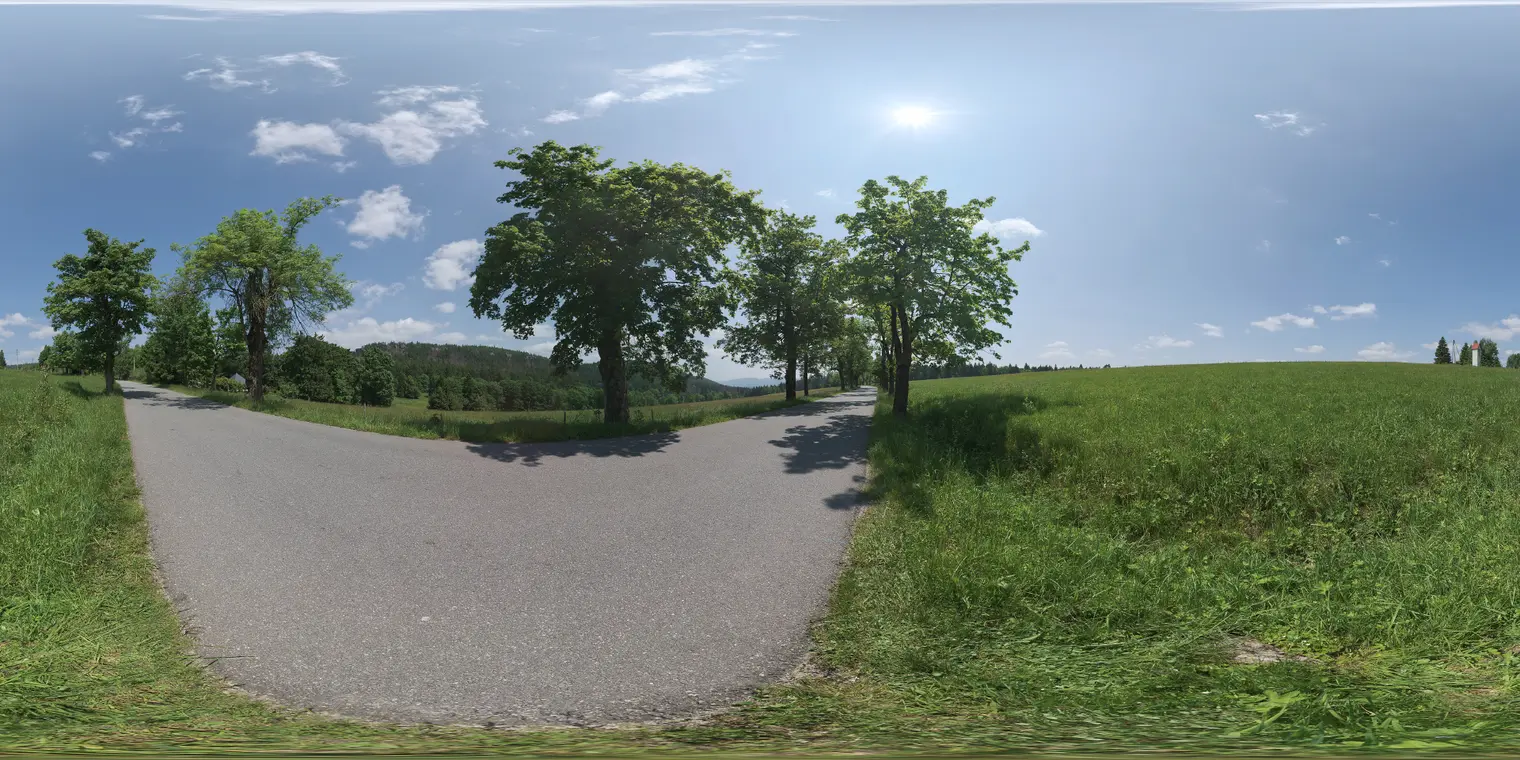 Sunny Country Road