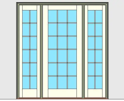 Kolbe Ultra Series Outswing Door 1-Wide Both Sidelites Oak Sill Units