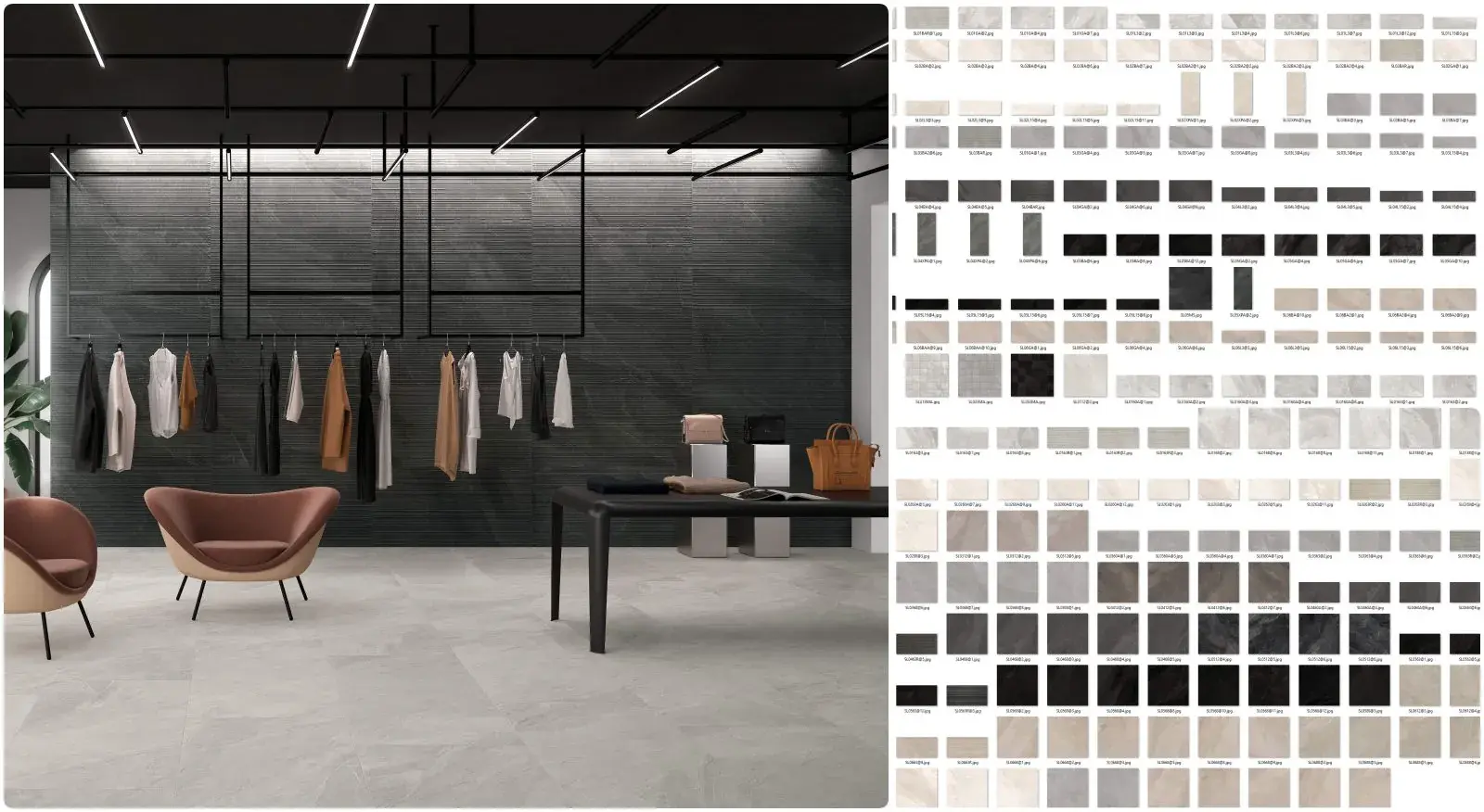 Granite & Porcelain Tile Texture Map Collection in Gray–Beige Tones (Full Texture)