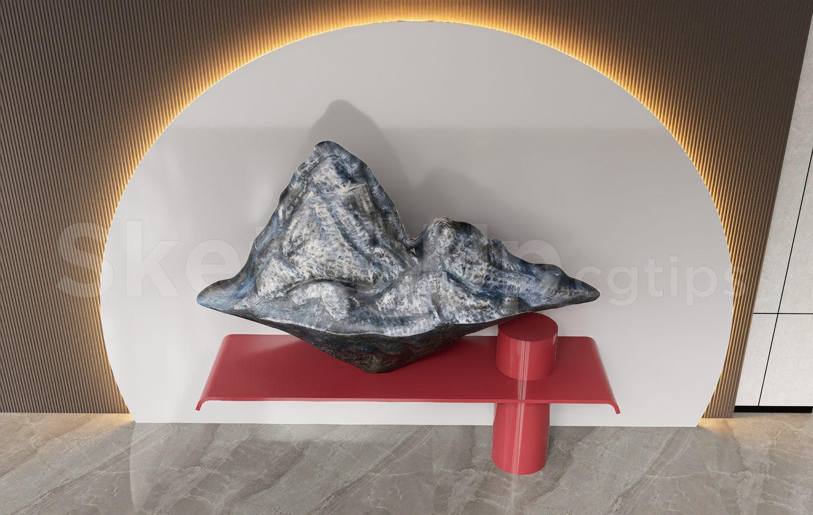 Modern Wall Feature and Console Table Decor