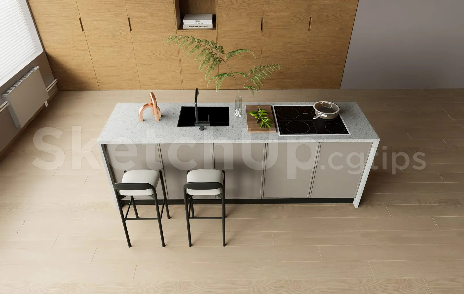 Kitchen Island — preview 1 (cgtips)