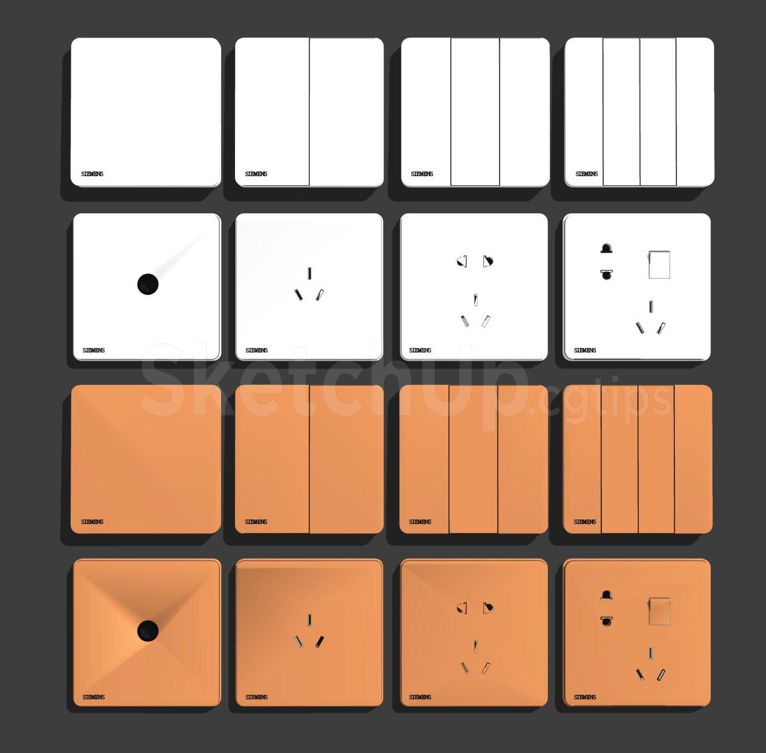 Electrical outlets and switches