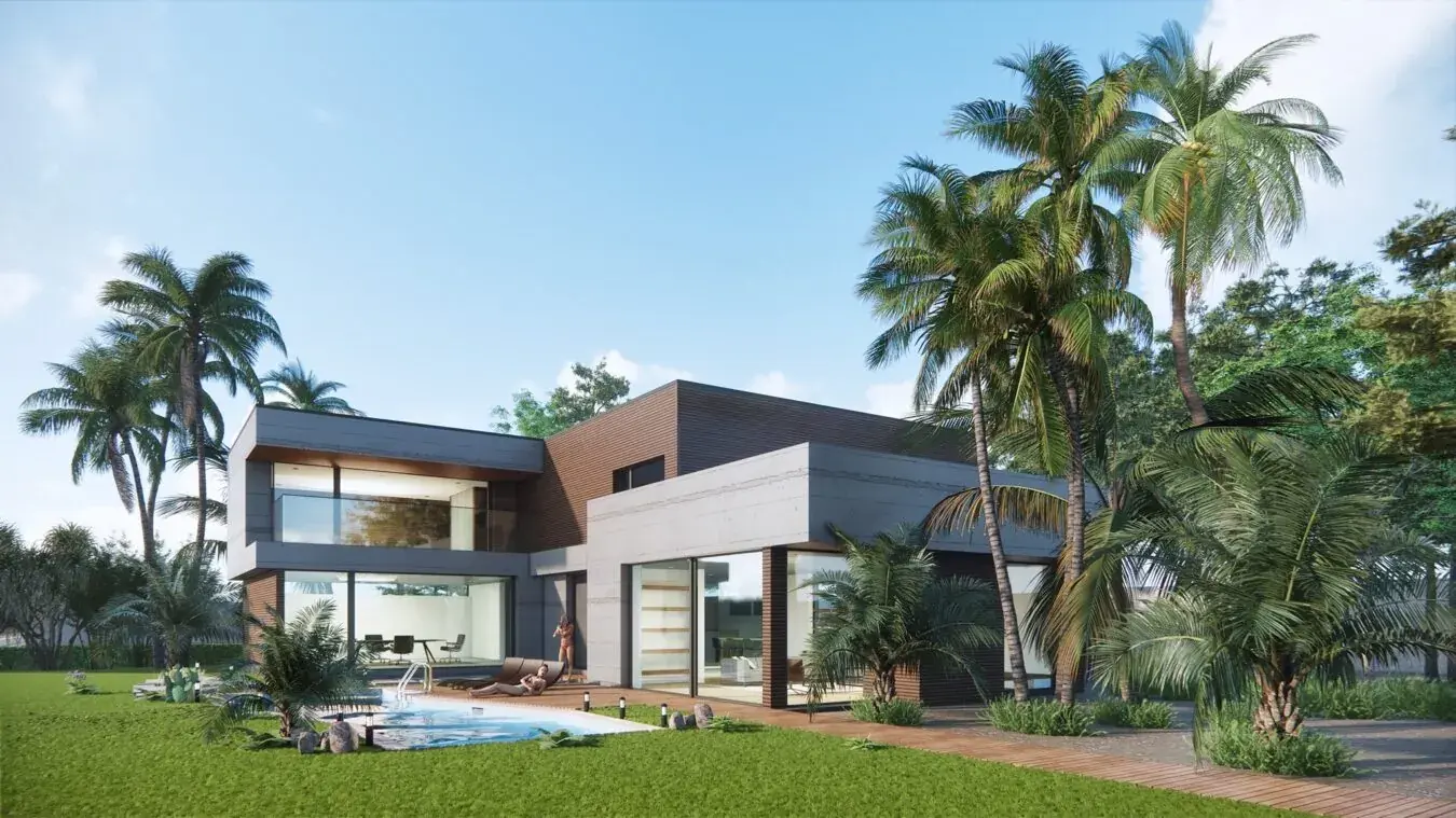 Exterior House Scene