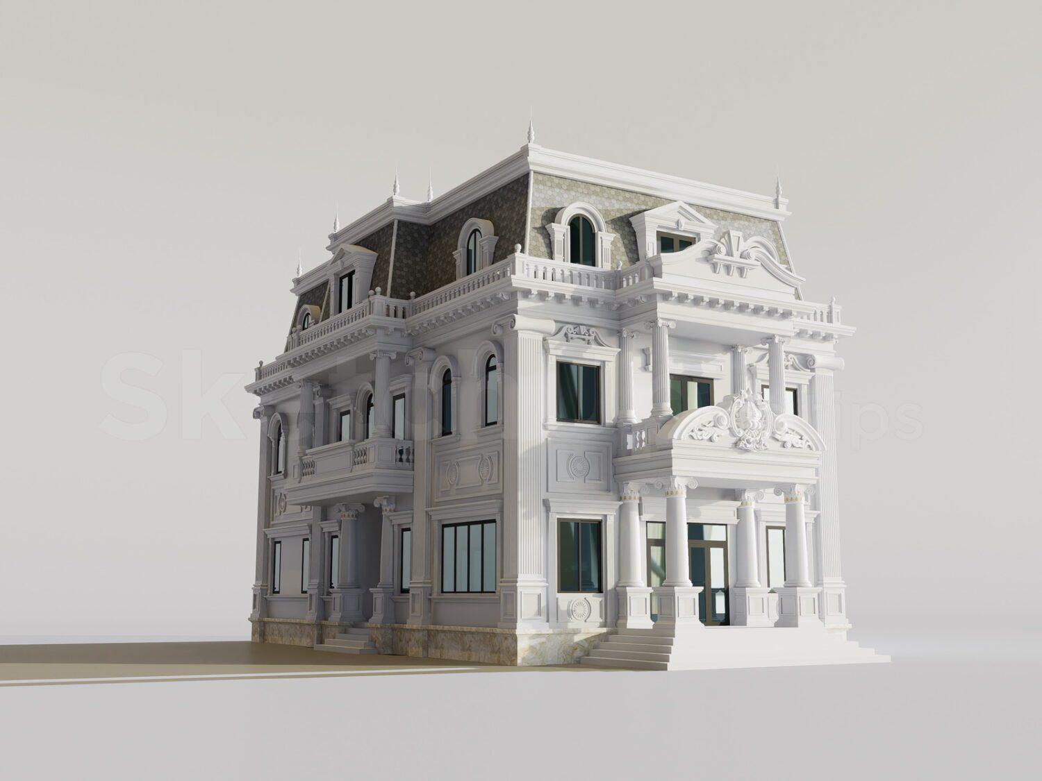 Neoclassical Villa Exterior