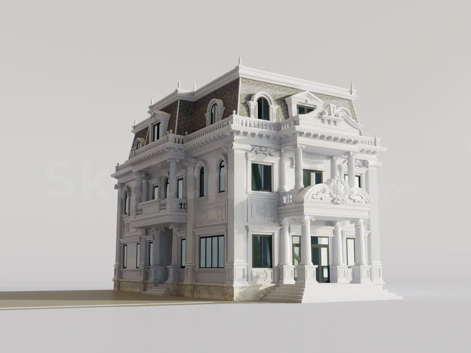Neoclassical Villa Exterior