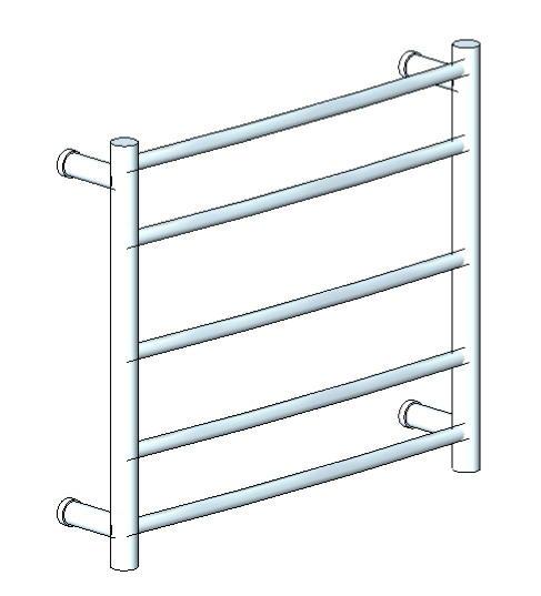 Heated towel Rail - 5 Bar