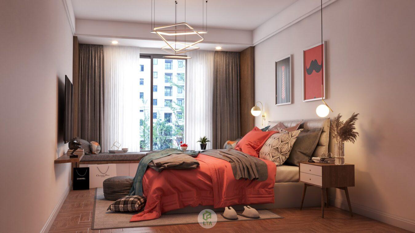 Interior Bedroom Scene
