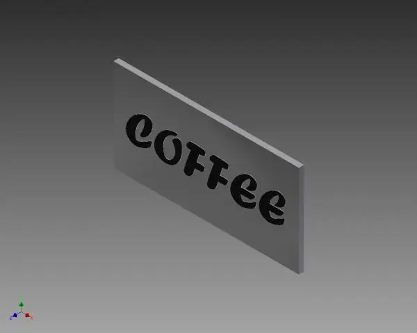 Coffe Sign — preview 1, by BigMike60 (RevitCity, CC0)