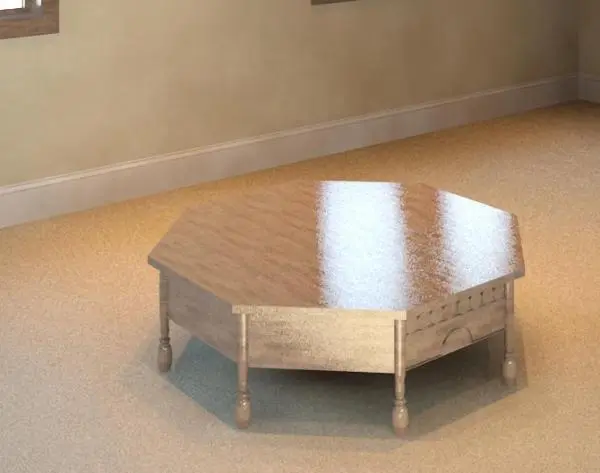 Octagon Coffee Table — preview 1, by j5j5j5348 (RevitCity, CC0)