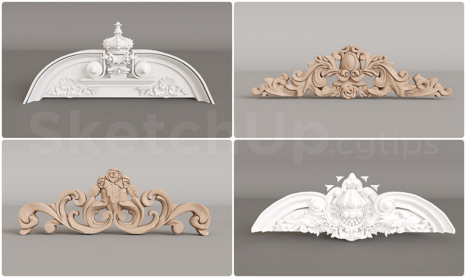 Neoclassical Roof Cap