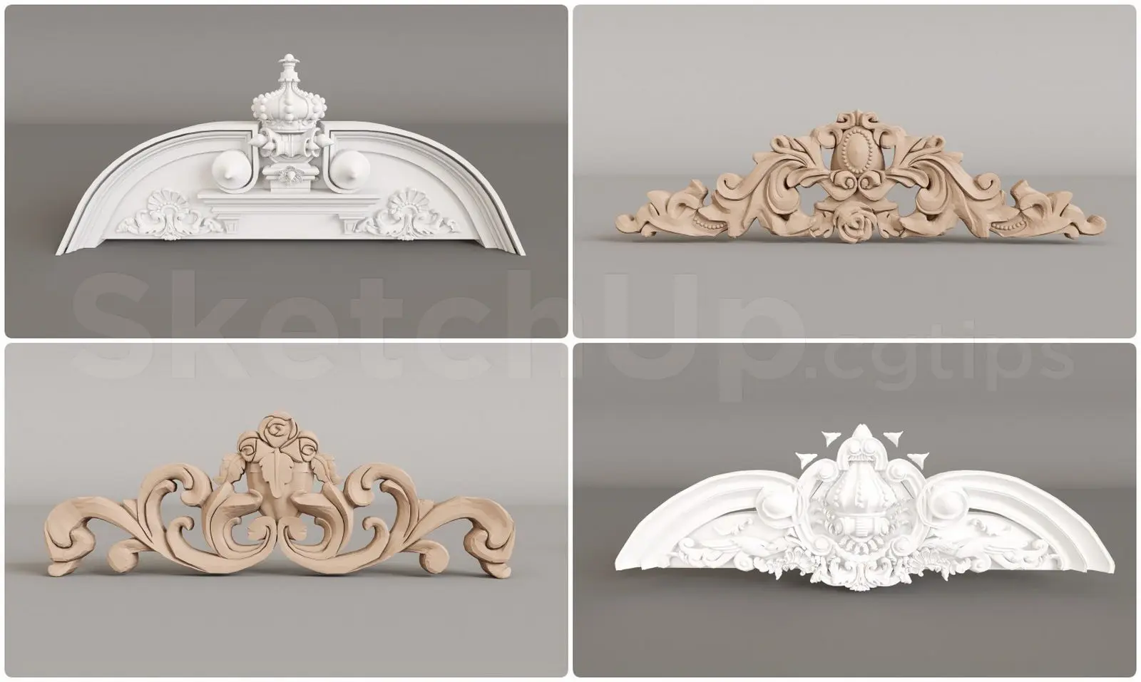 Neoclassical Roof Cap