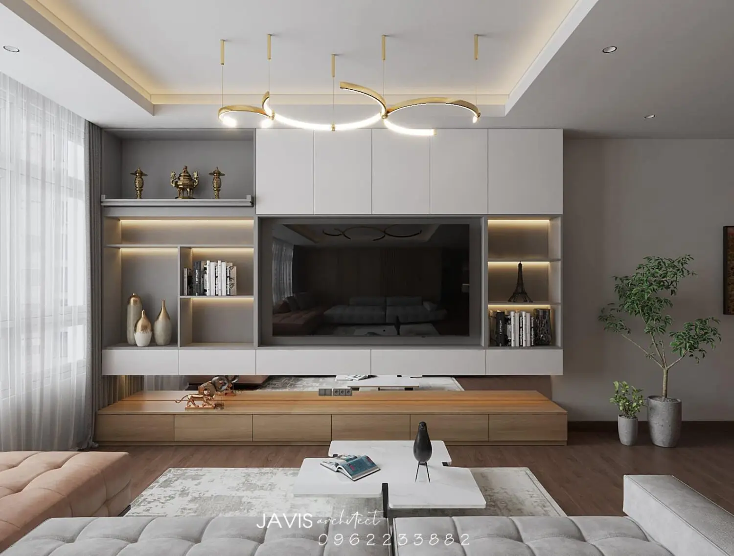 Living Room – Kitchen Interior