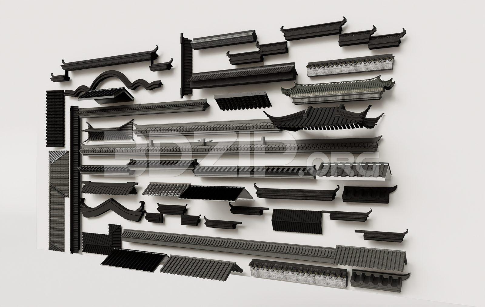 Traditional Asian Roof Collection