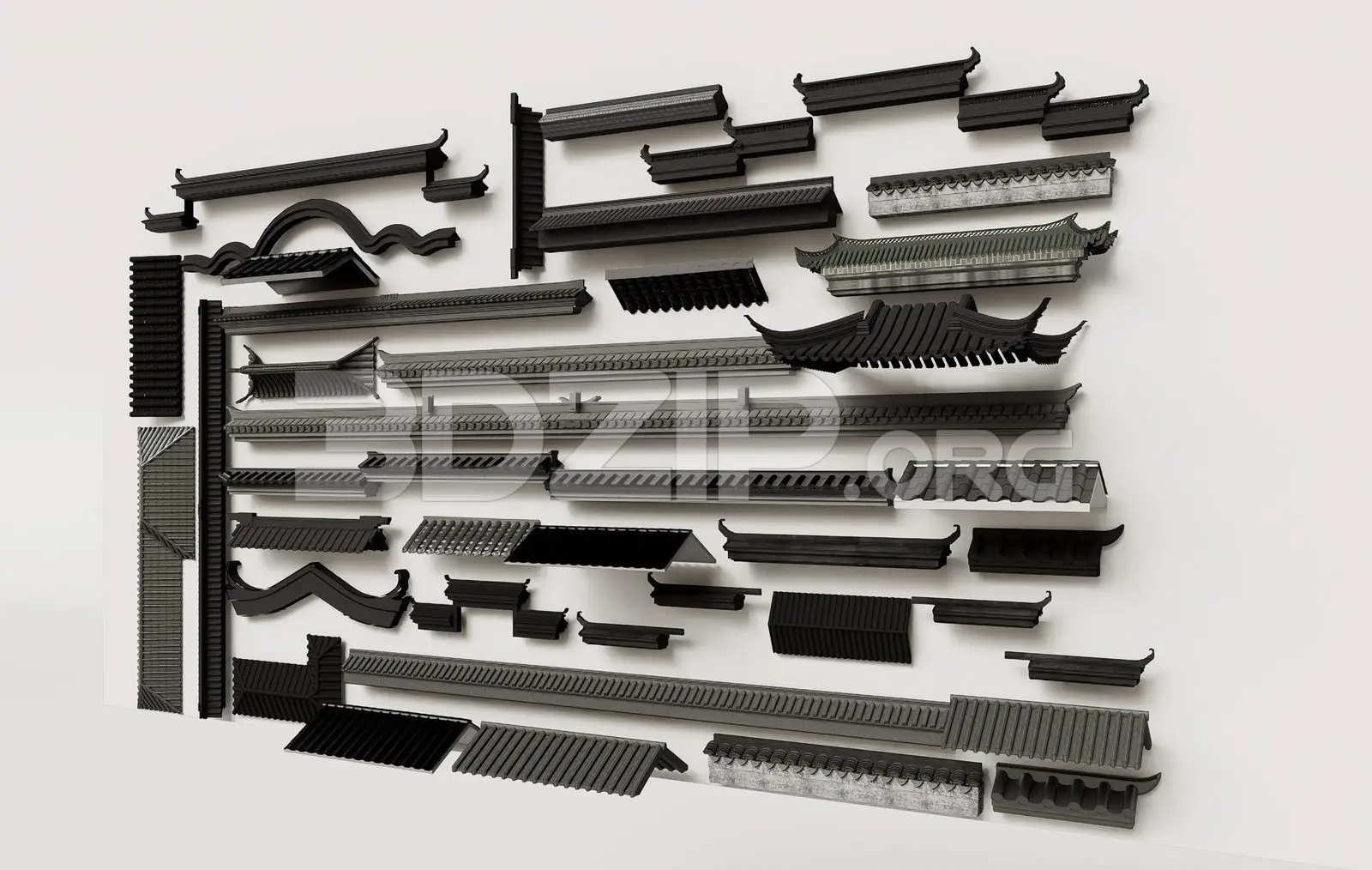 Traditional Asian Roof Collection