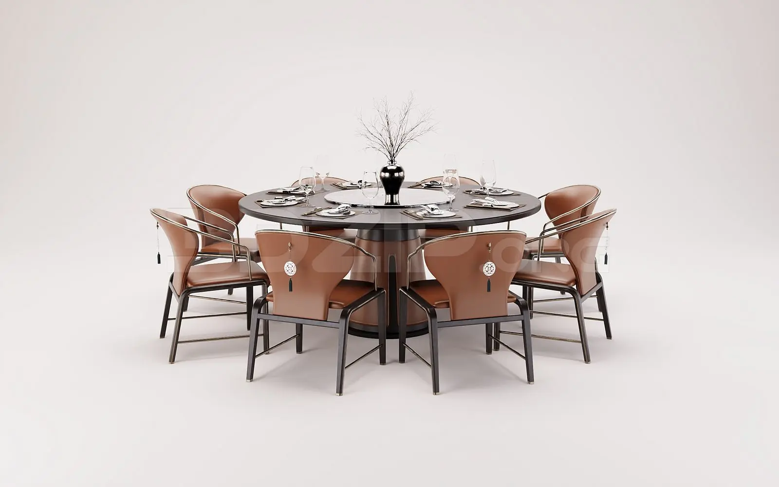 Dining Table And Chair — preview 1 (3dzip)