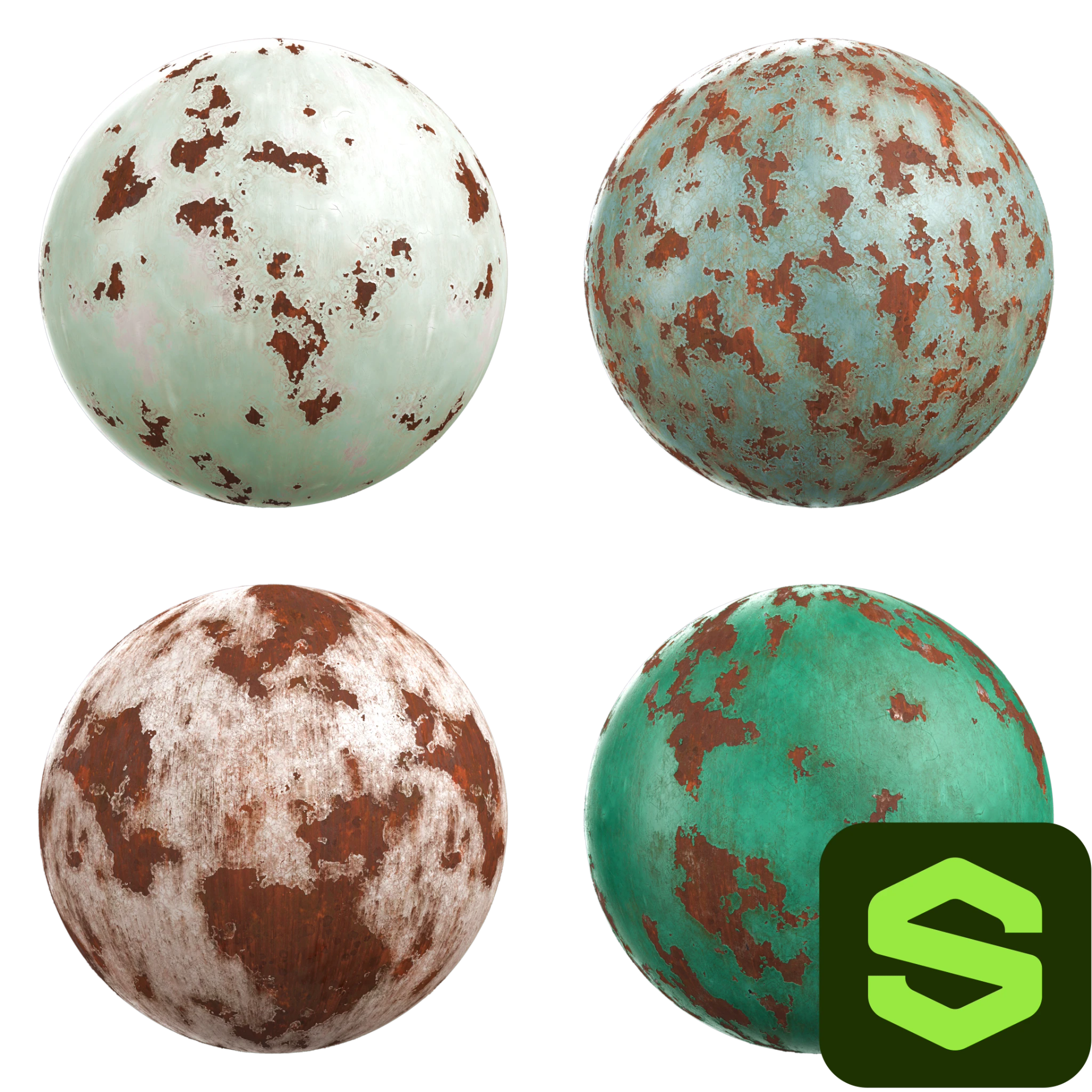 Painted Metal Substance 002